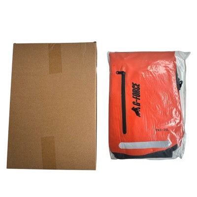 Mochila Outdoor G-FORCE 35 litros 100% Impermeable Naranja + bolso 2 litros para celulares