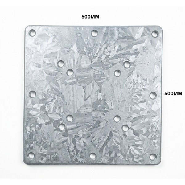 Base metálica refuerzo para Grúas Force 400 a 1000KG  Galvanizada | aumenta resistencia
