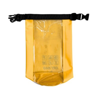 Mochila Outdoor G-FORCE 55 litros 100% Impermeable Amarilla + bolso 2 litros para celulares