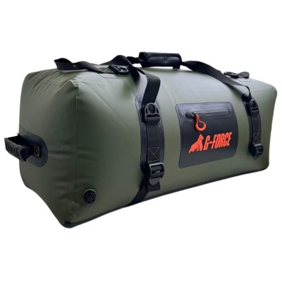 Bolso Outdoor G-FORCE 90 litros 100% Impermeable Verde + bolso 2 litros para celulares