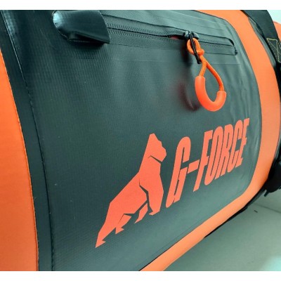 Bolso Outdoor G-FORCE 90 litros 100% Impermeable Naranja + bolso 2 litros para celulares