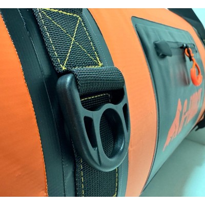 Bolso Outdoor G-FORCE 60 litros 100% Impermeable Naranja + bolso 2 litros para celulares