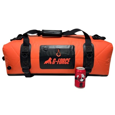 Bolso Outdoor G-FORCE 60 litros 100% Impermeable Naranja + bolso 2 litros para celulares