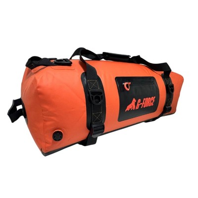Bolso Outdoor G-FORCE 60 litros 100% Impermeable Naranja + bolso 2 litros para celulares