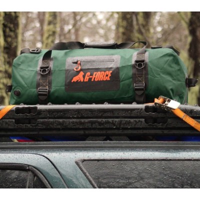 Bolso Outdoor G-FORCE 60 litros 100% Impermeable Verde + bolso 2 litros para celulares
