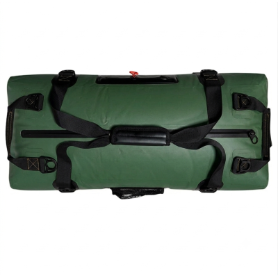 Bolso Outdoor G-FORCE 60 litros 100% Impermeable Verde + bolso 2 litros para celulares