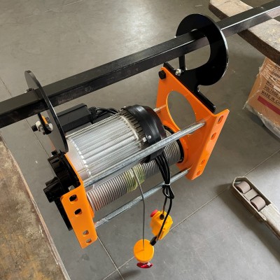 Winche Tecle 1000kg  piola acero 100 mts G-Force con Gancho y Polea