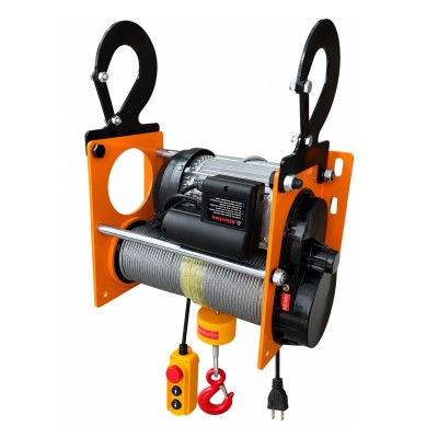 Winche Tecle 1000kg  piola acero 100 mts G-Force con Gancho y Polea