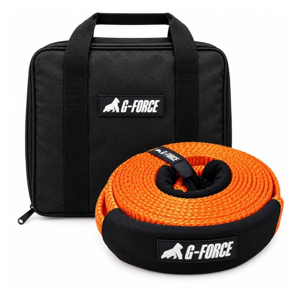 Cinta de Tiro Snatch Strap Recuperación Rescate Eslinga 12 Toneladas 9 metros G-FORCE bolso profesional