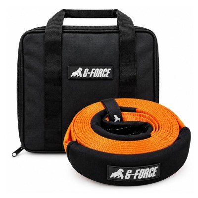 Cinta de Tiro Snatch Strap Recuperación Rescate Eslinga 8 Toneladas 9 metros G-FORCE bolso profesional