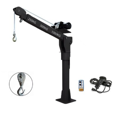 Grúa Giratoria G-Force 1000 kg 12v con winche de 6000 libras