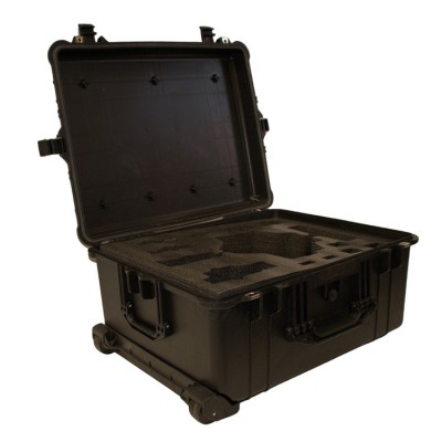 Maleta de Seguridad Anti Golpes IP55 con ruedas y manillas para modelos G-Force 400 y 450 rotomoldeada