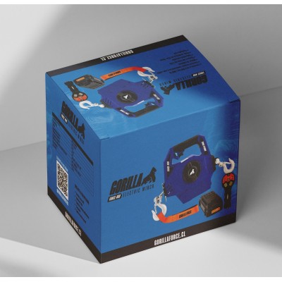 G-Force 400 Winche portátil con batería litio desbloqueo (piola sintética 12mts)