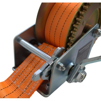 Tecle manual malacate 1000 libras 453 kg  8 mts manivela correa eslinga cabrestante winche