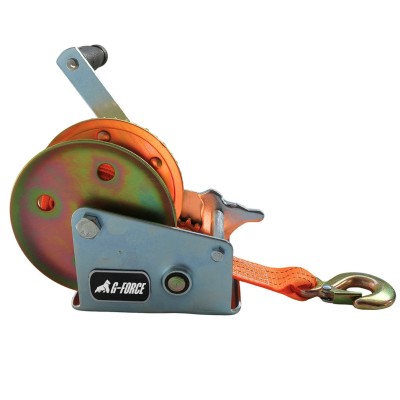 Tecle manual malacate 1000 libras 453 kg  8 mts manivela correa eslinga cabrestante winche
