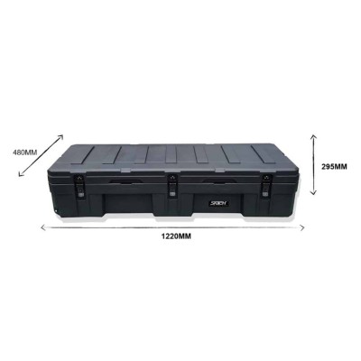 Caja Rotomoldeada 95lts multipropósito con organizador y bombines Overland & Off Road