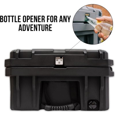 Caja Rotomoldeada 95lts multipropósito con organizador y bombines Overland & Off Road