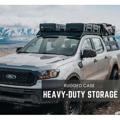 2 Cajas Rotomoldeada 95lts multipropósito con organizador y bombines Overland & Off Road