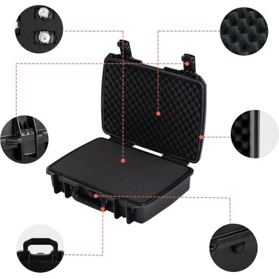 Maleta Rotomoldada 5lts IP55 multipropósito con relleno tipo pelican G-FORCE