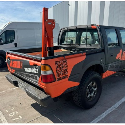 Grúa Giratoria 400KG Extensible G-Force Winche portátil con batería litio (piola acero)