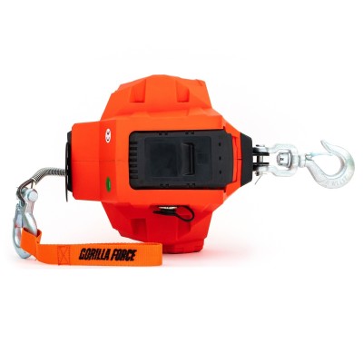Grúa Giratoria 400KG Extensible G-Force Winche portátil con batería litio (piola sintética)