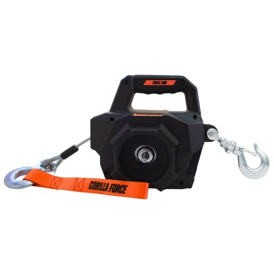 Gorilla Force 680 Winche portátil funciona con taladro (piola acero 8mts)