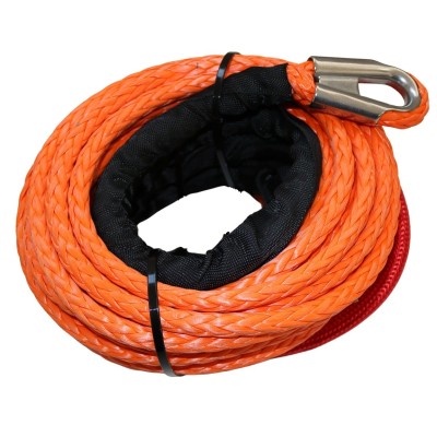 Repuesto Piola Sintética de 10mm x 24m Naranja para winches de 12.000 libras Gorilla Force