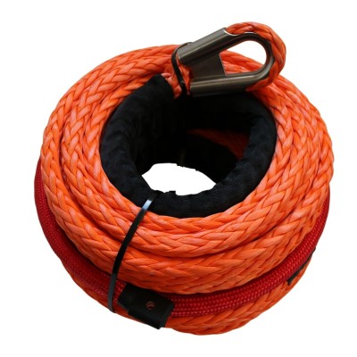 Repuesto Piola Sintética de 14mm x 24m  Naranja para winches de 18.000 libras Gorilla Force