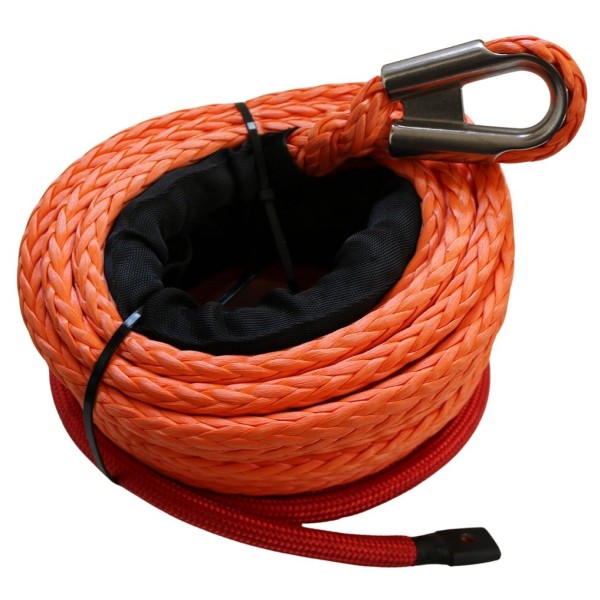 Repuesto Piola Sintética de 11mm x 24m Naranja para winches de 13.000 libras Gorilla Force